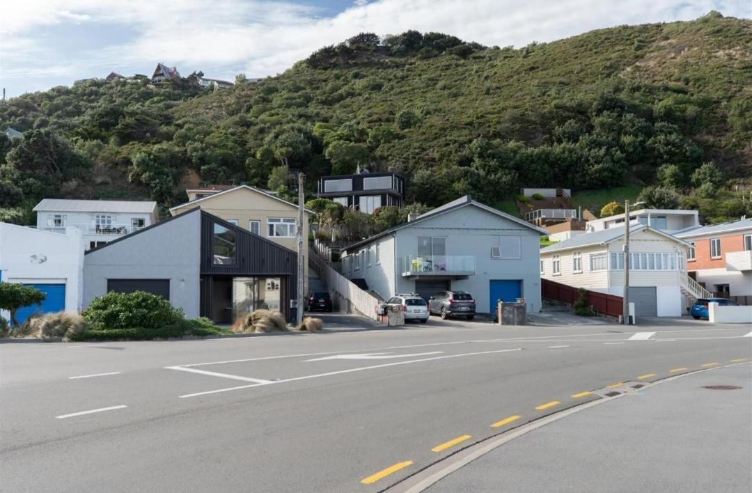 Modern & Cosy Studio Unit On Island Bay Beachfront Wellington Eksteriør billede